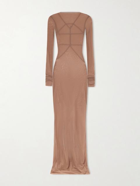 Rick Owens Temple Stretch-mesh Gown