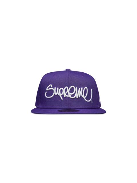 Supreme Supreme Handstyle New Era 'Purple'
