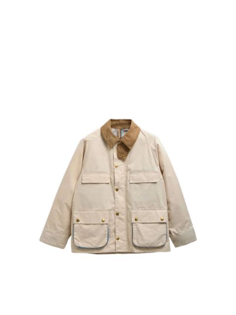 Barbour X PAUL SMITH SUGARLUMP CORDUROY-COLLAR JACKET