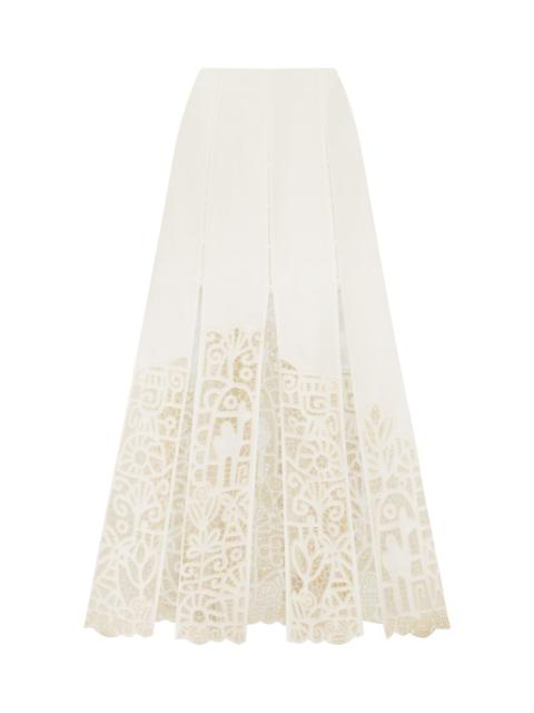 ALÉMAIS Rosemary Embroidered Skirt