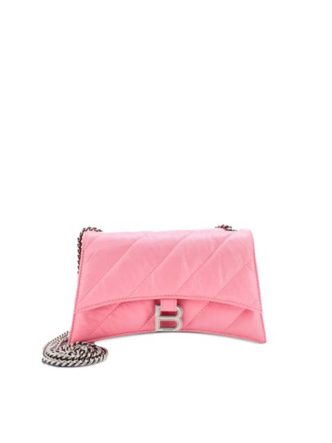 BALENCIAGA xs Crush quilted flap shoulder bag