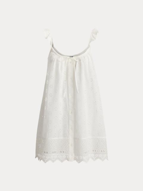 Polo Ralph Lauren Eyelet Cotton Cami Sleep Dress