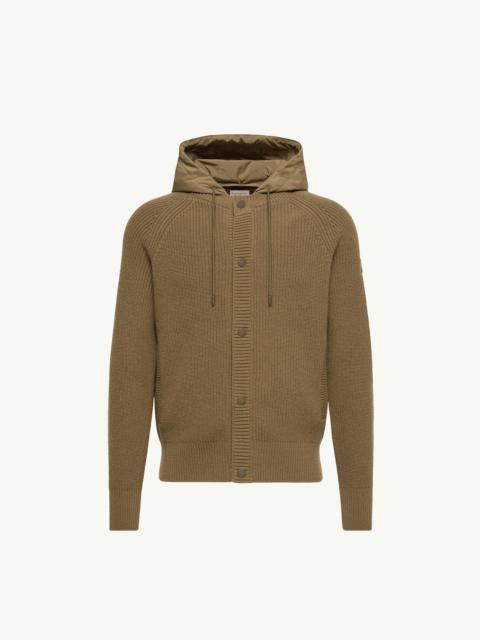 Moncler Wool & Cashmere Blend Hoodie