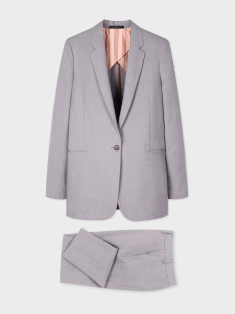 Paul Smith Heather Grey Linen Suit