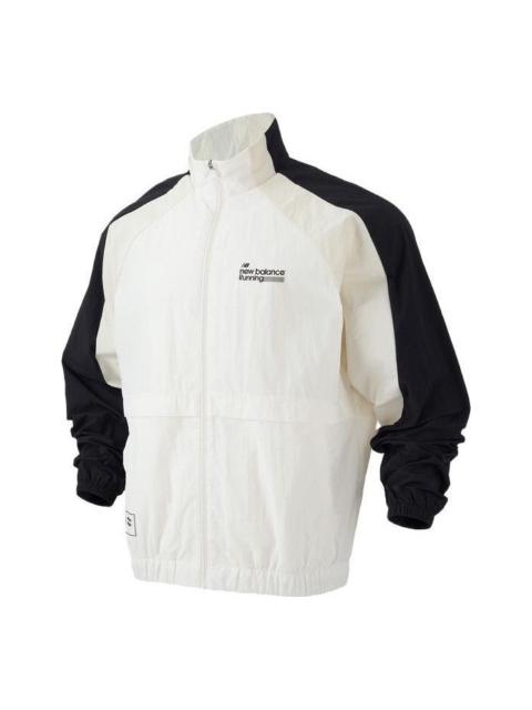 New Balance 23FW Sport Jacket 'White Black' 5AD37571-WT