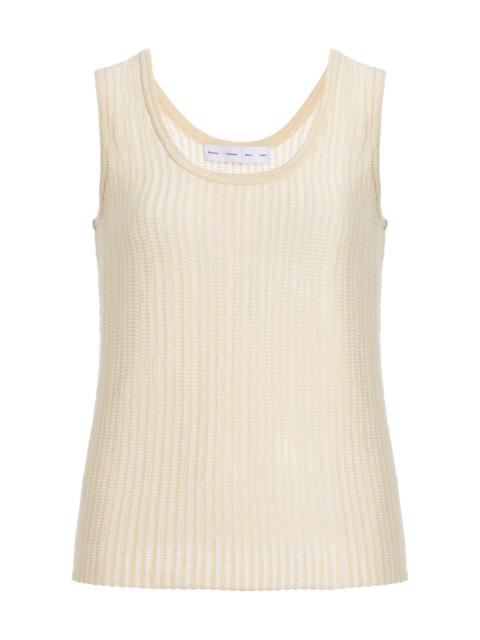 Proenza Schouler Lennox Cotton Tank Top
