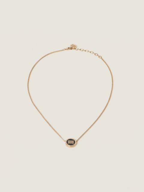 Miu Miu Metal necklace