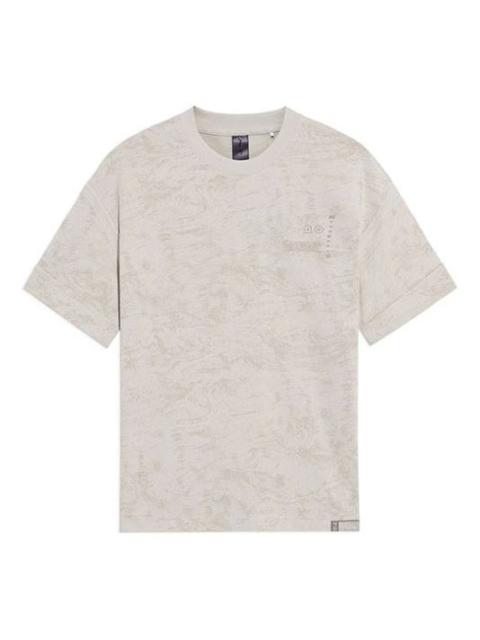 Li-Ning Li-Ning x Jackie Chan Kung Fu Graphic T-shirt 'Pearl White' AHSS209-2