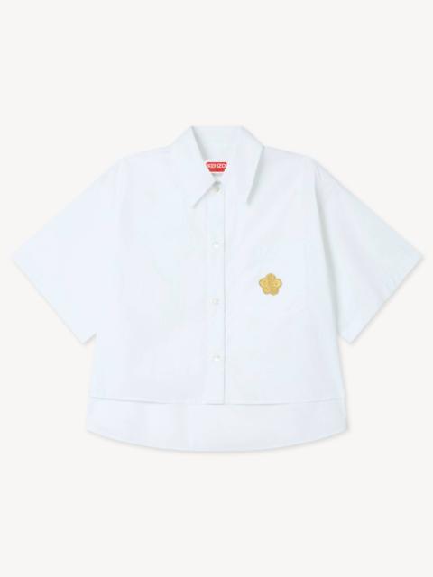 KENZO 'Boke Flower 2.0' embroidered cropped shirt