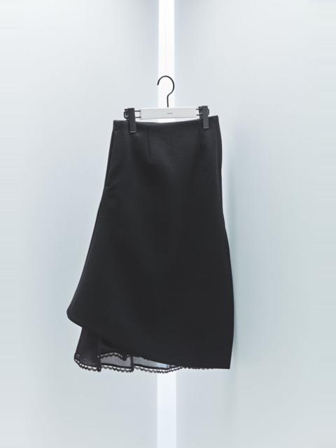 Wool Melton Skirt