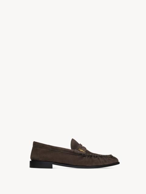 SAINT LAURENT LE LOAFER SUPPLE IN SUEDE