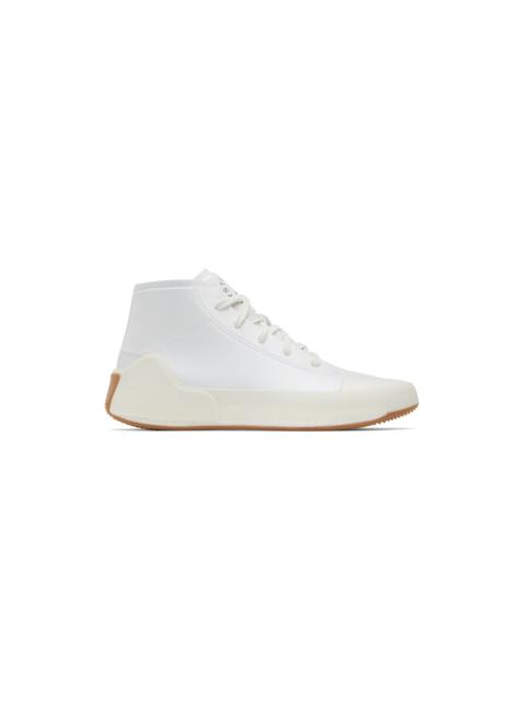 adidas White Treino Mid Sneakers
