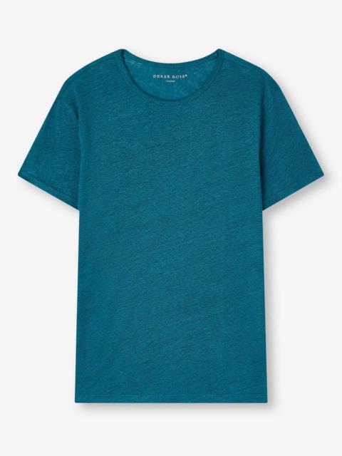 Derek Rose Men's T-Shirt Jordan Linen Teal