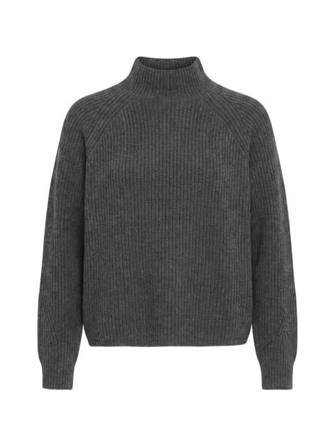 Max Mara Nettare ribbed funnel-neck sweater