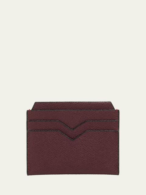 Valextra Calf Leather Card Holder
