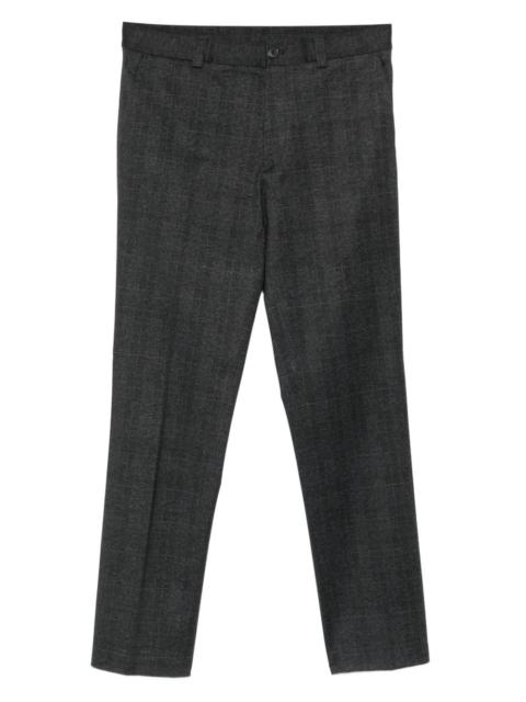 HUGO straight-leg checked trousers