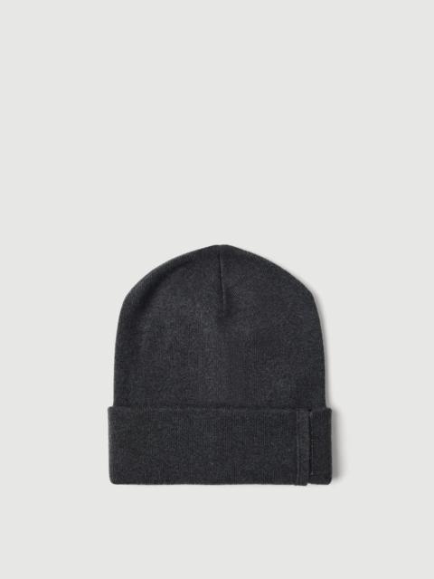 Brunello Cucinelli Cashmere rib knit beanie with monili