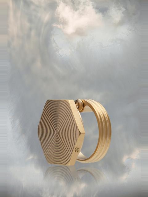 Maison Margiela Bolt and nut hexagonal earring
