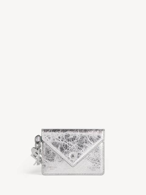 BALENCIAGA Women's Token Card Holder in Almond Green