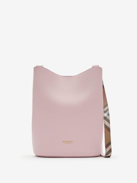 Burberry Small Leather Bucket Bag
