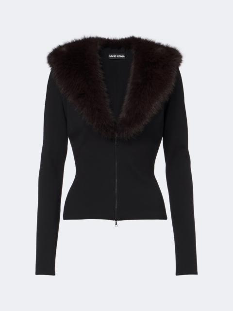 David Koma Knitted cardigan