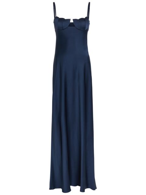ANNA OCTOBER Anna October Tulip Satin-crepe Maxi Dress