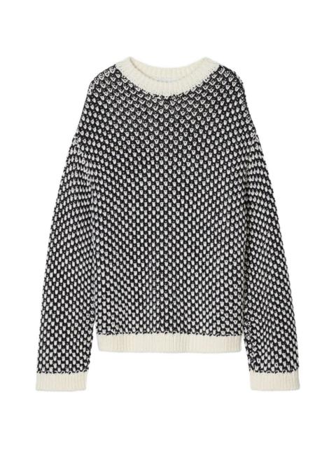 CLOSED crew-neck patterned sweater
