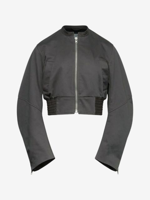 MM6 Maison Margiela quilted cropped bomber jacket