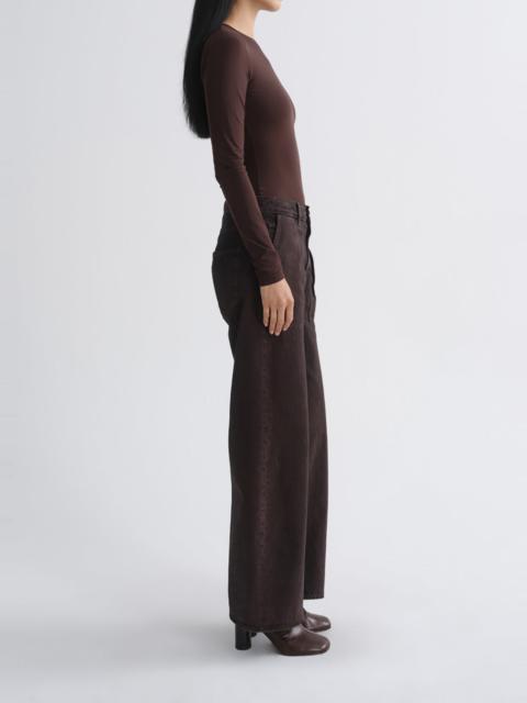 AGOLDE LOW CURVE UTILITY JEAN IN DEEP ROAST