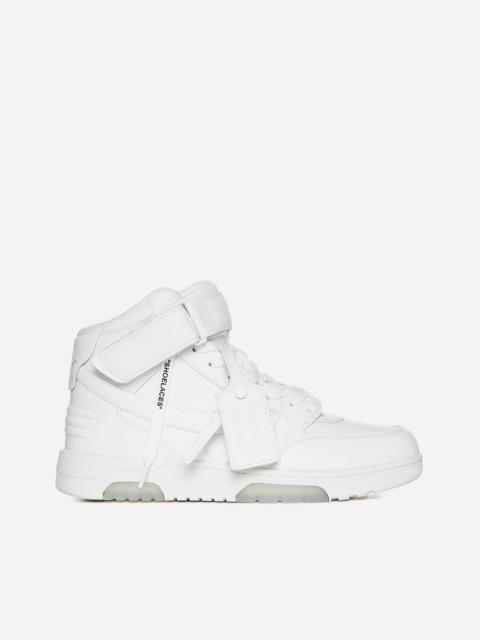 Off-White Out Of Office mid-top leather sneakers