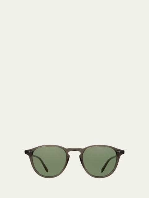 Garrett Leight Men's Hampton Sun Acetate Round Sunglasses