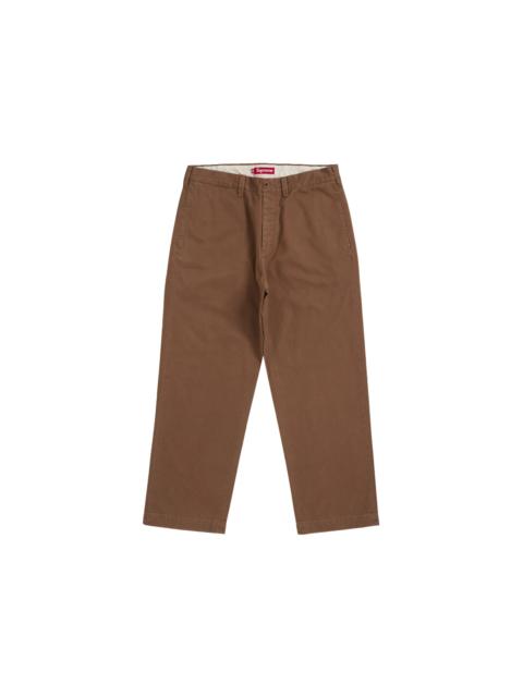 Supreme Supreme Chino Pant (SS25) Brown