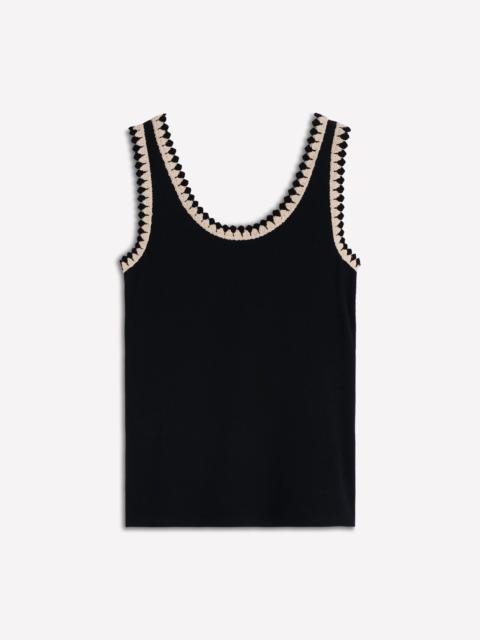 BODEN Maddie Trim Detail Vest-Black