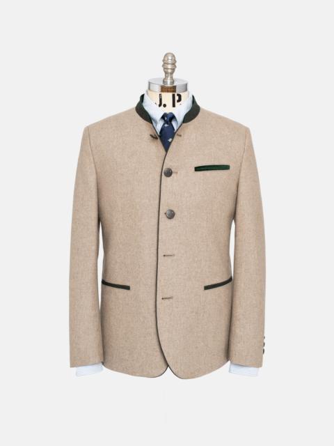 J. PRESS MADE-IN-AUSTRIA TAN WOOL/CASHMERE TYROLEAN JACKET