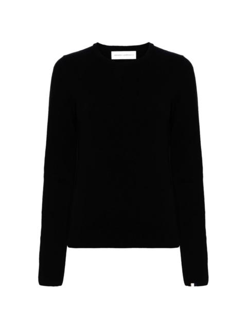 extreme cashmere ribbed-knit sweater