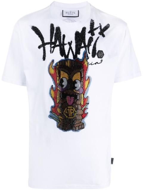 PHILIPP PLEIN Hawaii gem-print T-shirt