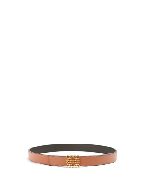 Loewe Reversible Anagram belt in smooth calfskin | loewe