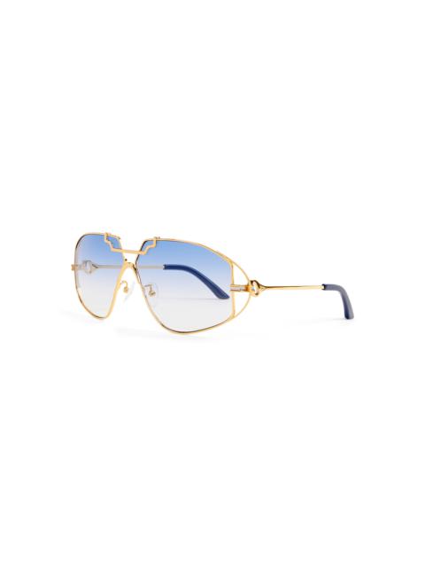 CASABLANCA Midnight & Gold The Avenida Sunglasses