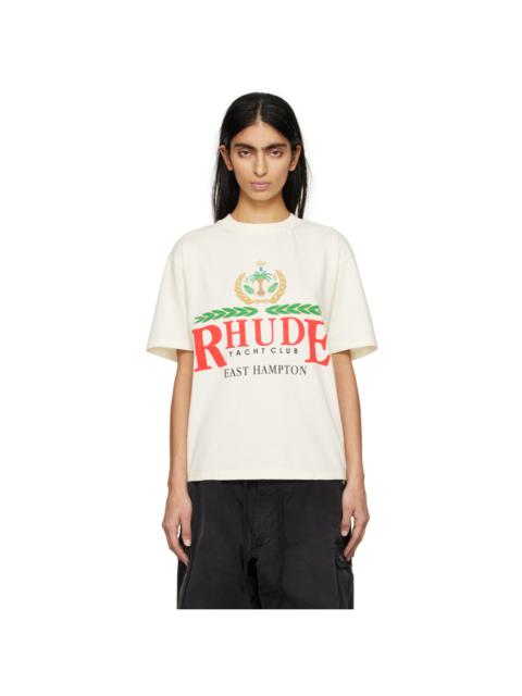 Rhude Off-White 'East Hampton' T-Shirt