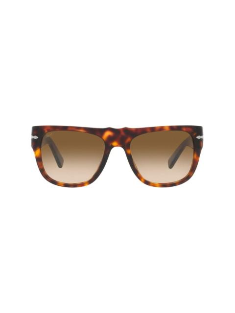 Persol tortoiseshell rectangle-frame sunglasses