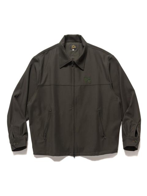 NEEDLES Sport Jacket - PE/R/PU Cavalry Twill Green