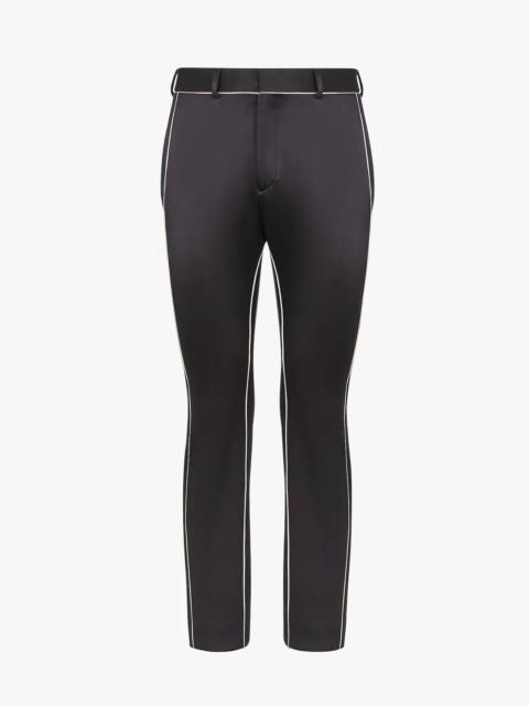FENDI Black satin pants
