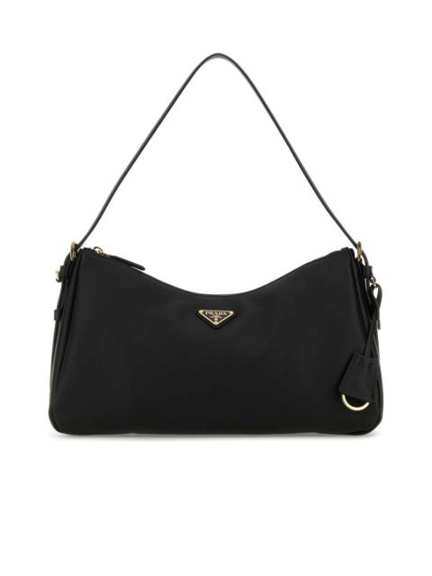 Prada Triangle-Logo Zipped Shoulder Bag