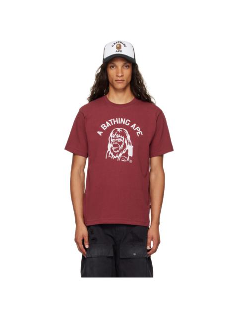 Burgundy Archive Graphic T-Shirt