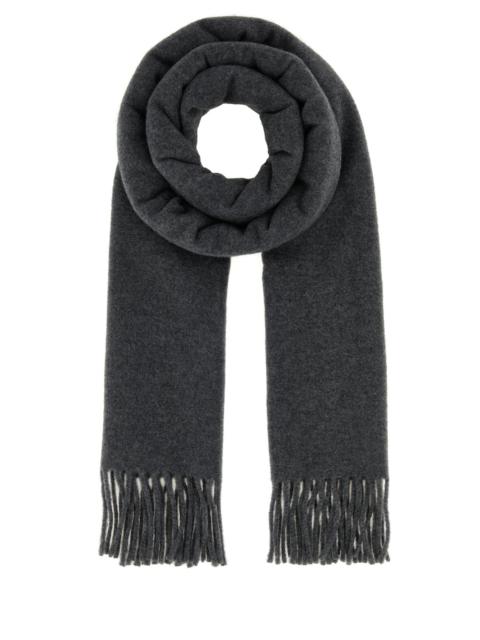 Brunello Cucinelli Dark grey cashmere scarf