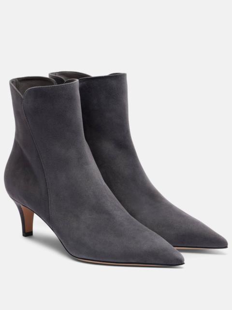 Gianvito Rossi Levy 55 suede ankle boots