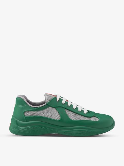 Prada America’s Cup Original leather and mesh trainers