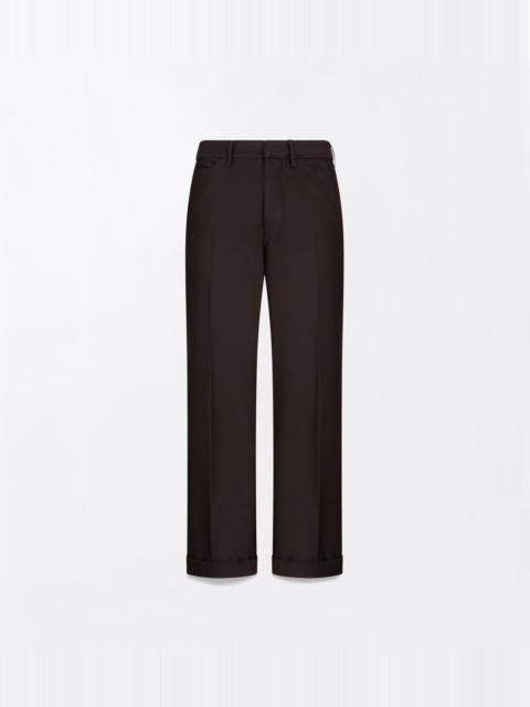 TOM FORD COTTON SATIN CARPENTER PANTS