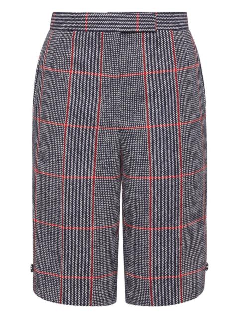 Thom Browne oversized-check hunting-tweed bermuda shorts