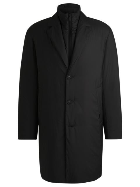 BOSS LIGHTWEIGHT WATER-REPELLENT PADDED COAT WITH ZIP-UP INNER